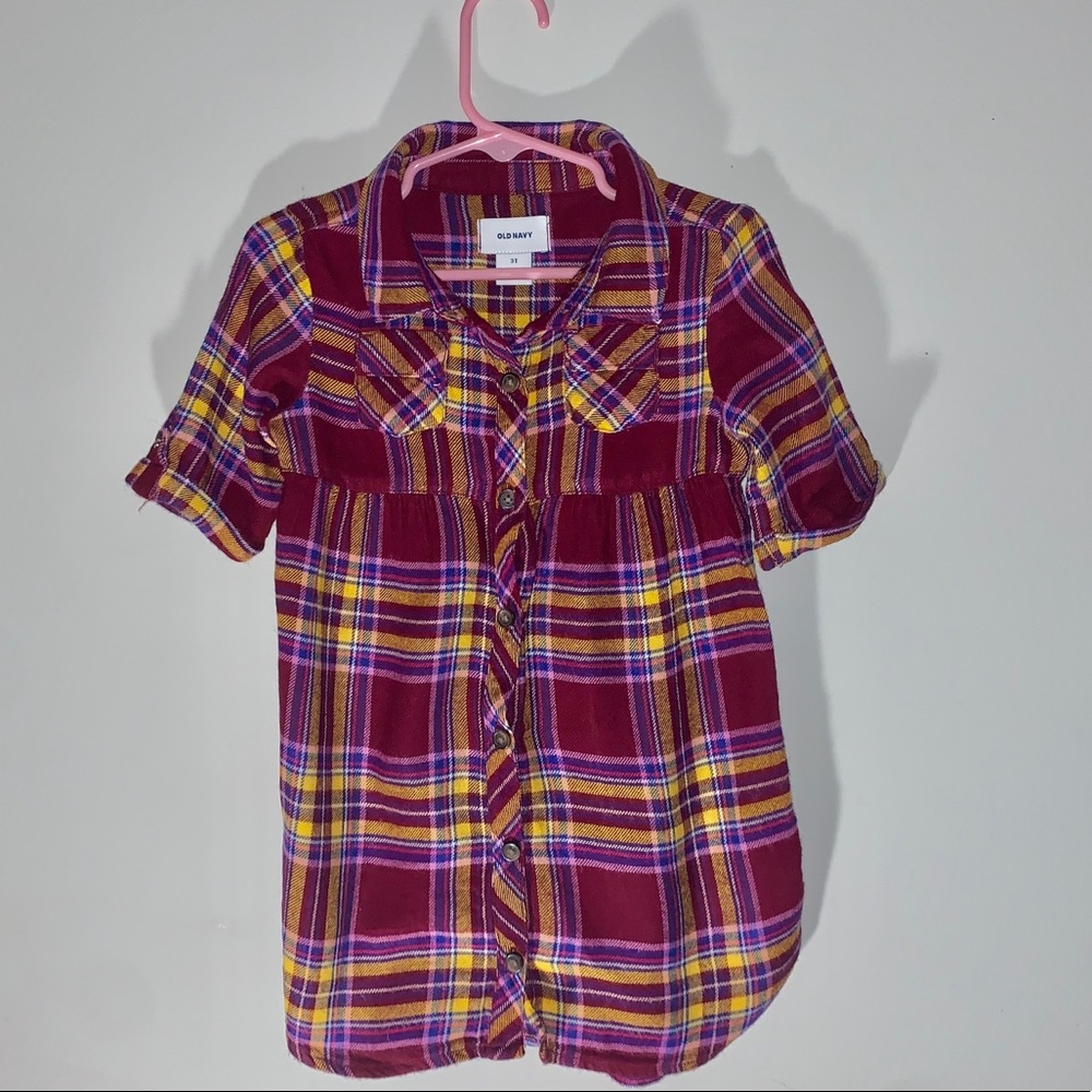 Plaid Toddler Girl dress 3T